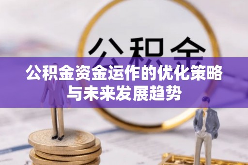 樟树公积金资金运作的优化策略与未来发展趋势